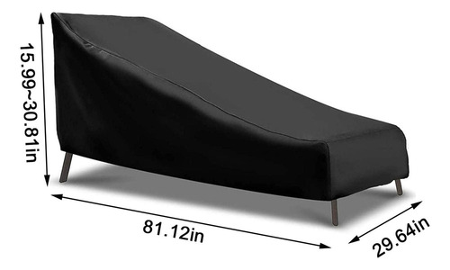 Nuevo Funda For Chaise Longue De Playa Y Jardín,