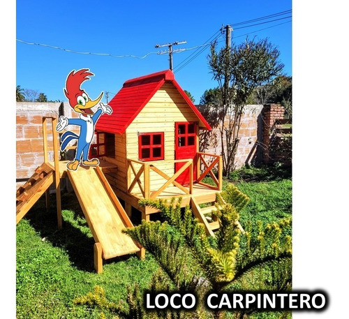 Imagen 3 de 7 de Casita De Madera Infantil Día Del Niño Navidad Reyes 2023