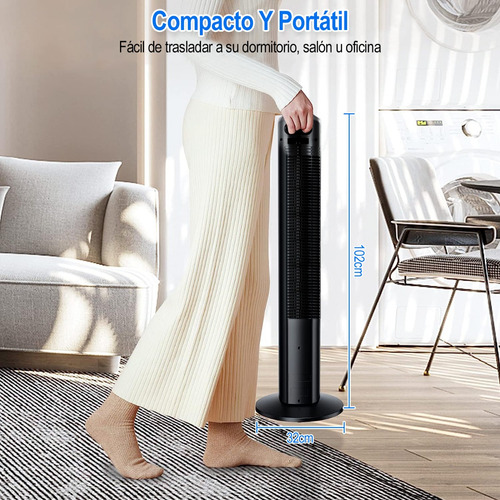 Ventilador De Torre Oscilante Control Remoteo 3 Vel