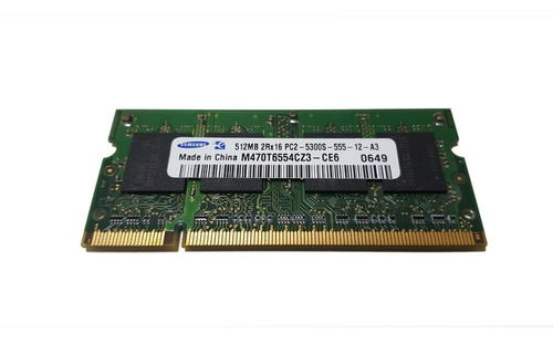 Memoria Samsung Ddr2 512mb 667mhz Sodimm Original