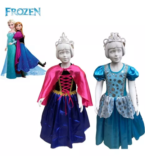 Vestido Fantasia Elsa do Frozen
