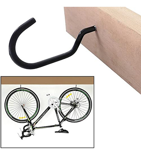 2 Gancho Bicicleta Resistente Revestimiento Pvc Metal