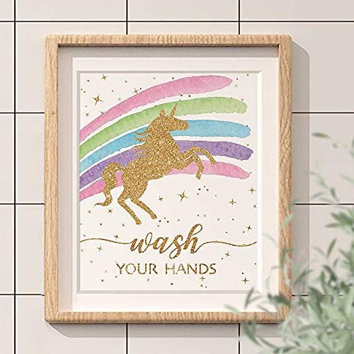 Decoración De Baño De Unicornio, Divertido Unicornio Con Tem