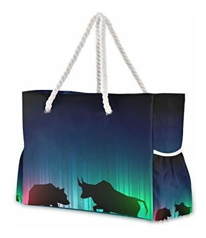 Bull And Bear Waterproof Large Tote Bag Sho Bolso De Viaje 