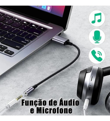 Placa De Som Elite Sound Usb P2/3 Hrebos Para Pc Notebook