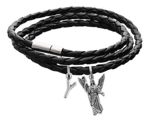 Pulsera Arcángel Rafael Brazalete Dije Protección Letra 