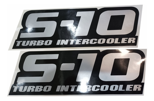 Adhesivos Chevrolet S10 Turbo Intercooler De Caja  2 Und.