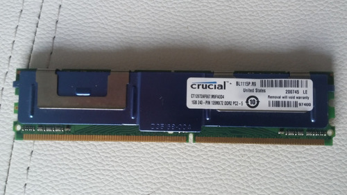 Memoria Servidores Ddr2  1gb Usada Fh