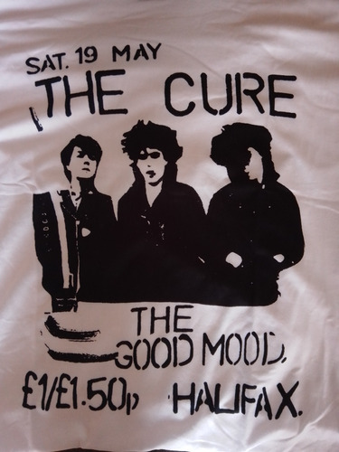 The Cure Camiseta Polo Tipo Flayer Uk 1982 Talla M Rara G123