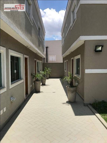 Imagem 3 de 22 de Oportunidade! Belo Sobrado(novo) Em Condomínio Fechado De 02 Suítes Quintal E 02 Vagas Em Excelente Localização No Bairro Do Limão - So0211