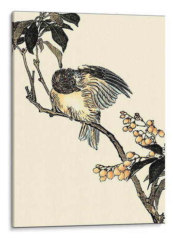 Canvas Lab Cuadro Pájaro Oriental En La Rama V 90x120