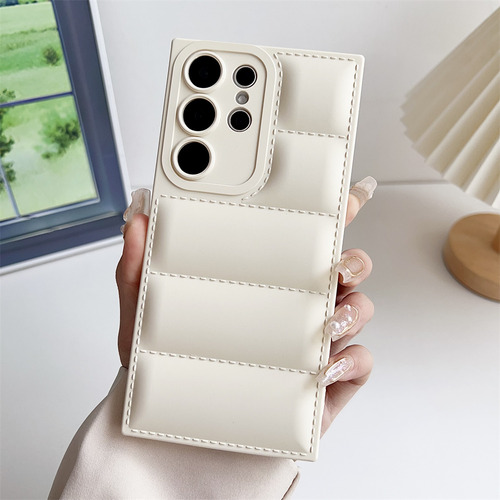 Funda De Tpu Prenda Rellena De Plumón Para Samsung Galaxy