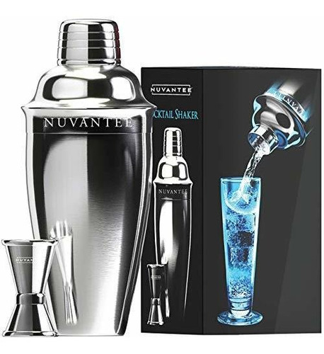 Nuvantee Cocktail Shaker Set,24 Oz Martini  Drink Sj3w Z