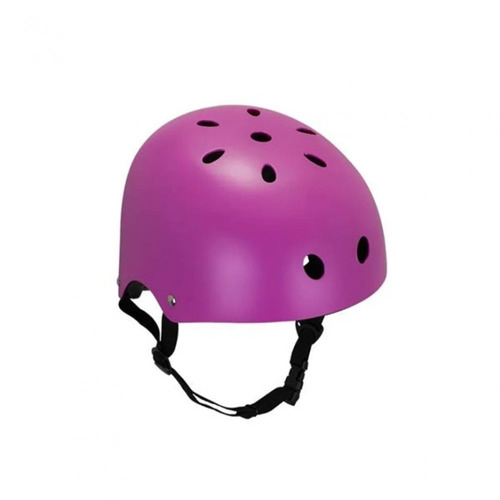 Capacete Esportivo Coquinho G Regulável Rosa Rosa Fosco