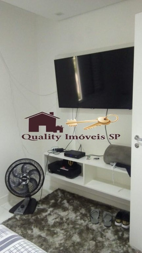 Imagem 8 de 15 de Lindo Apartamento Em Vila Caraguata, Reserva Do Bosque - Qy2770