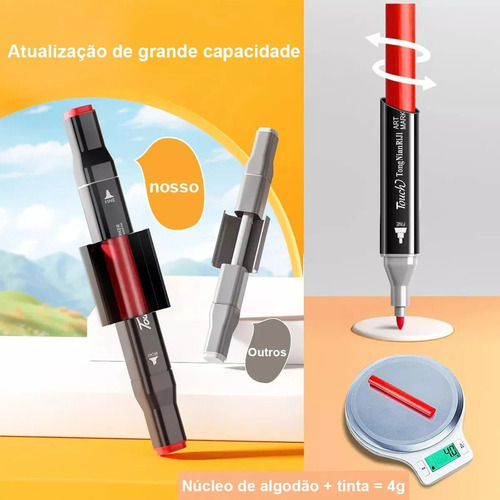 A Para Z0hz Canetinhas Coloridas 100 Cores Ponta Dupla