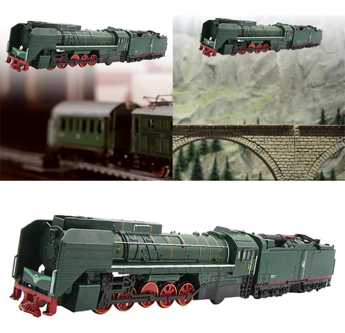 Tren De Vapor Retro Magnético Juguete Diecast Verde