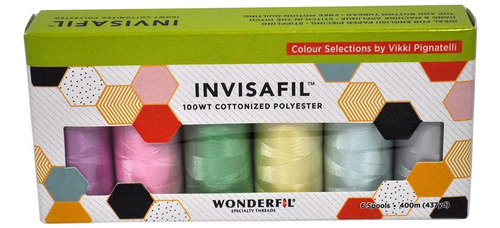 Wonderfil Hilos Especiales Invisafil Hilo Mini-packs (b006)