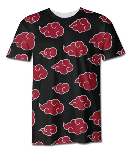 Playera Akatsuki Nube Hombre Original Premium Licencia Ofi