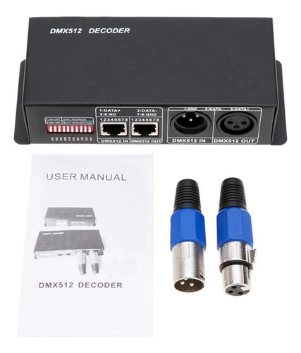 Decodificador Dmx512 Led Dimmer Driver Controlador Rgbw -512