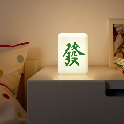 Luz Led De Mesa Mahjong Lámparas De Escritorio Mahjong Lámpa