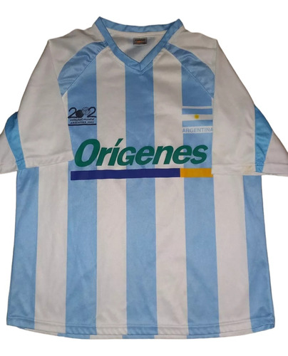 Camiseta De La Selección Argentina De Vóley Mundial 2002 