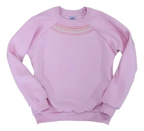 Moletom feminino hotsell bordado com pedras