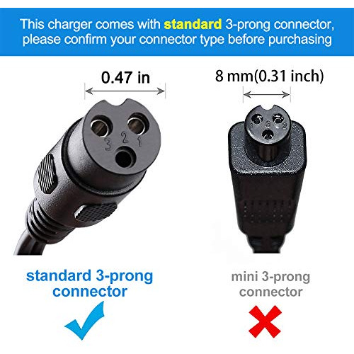 Cargador De Batería De Scooter De 12v 1a Razor E90, Po...
