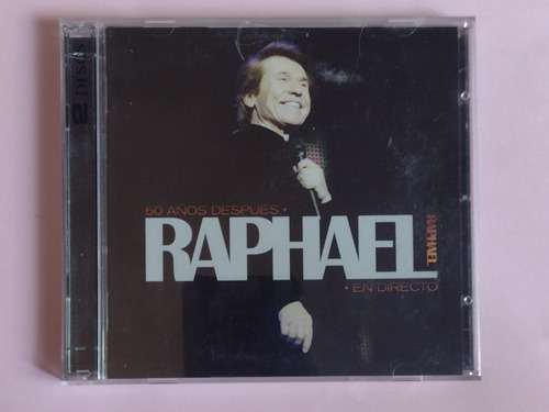 Raphael 50 Años Después En Directo Cd + Dvd