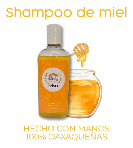 Imagen 1 de 9 de Shampoo De Miel 250 Ml Shampoo Sin Sal
