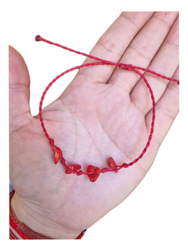 10 Pulseras Roja Coral Rojo Envidia Mala Energía Protección 