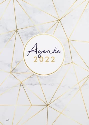 Libro : 2022 Agenda 2022 A5 Semanal, Organiza Tu Dia, Enero