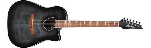 Imagem 6 de 7 de Violão Ibanez Altstar Trans Black Sunburst Alt30fmtks