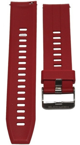 Correa Reloj Silicona  Roja 22 Mm Universal KeiPhone