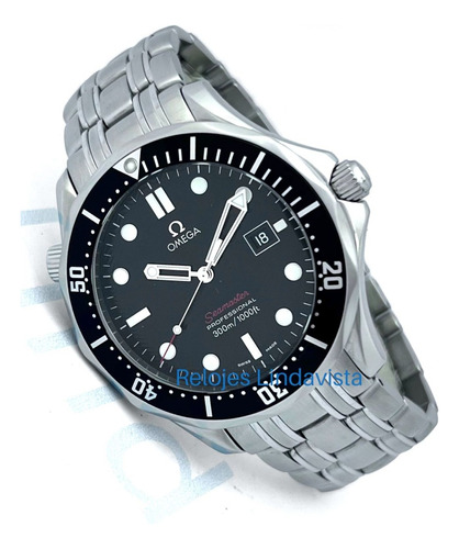 Reloj Omega Seamaster Diver 300m Negro Grande Acero