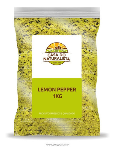 Lemon Pepper 1kg Casa Do Naturalista (sem Glutamato)