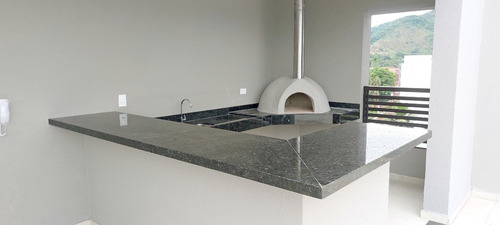 Imagem 25 de 30 de Apartamento Novo Ubatuba, Semimobiliado, Sala E Cozinha Show Completa, Itaguá, 2suit,2vagcob., Piscina.