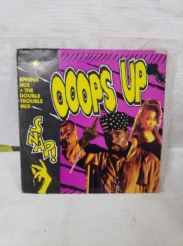 Snap! Ooops Up Disco Lp Vinilo Acetato