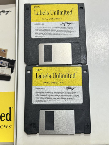 Software Antiguo Para Etiquetas Windows 1994 De Coleccion (Usado)