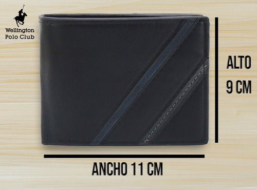 Imagen 2 de 10 de Billetera Wellington Polo Club Orginial Hombre Tarjetero H B