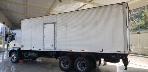Imagem 8 de 12 de Ford Cargo 2429 2015 Bau 8m Completo C/ Ar Condicionado