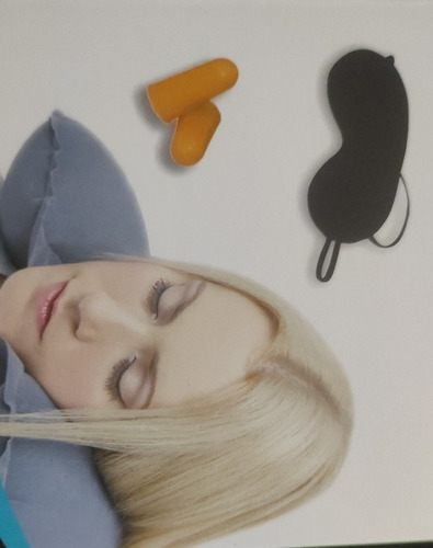 Mascarilla De Descanso Ojo Para Dormir Unisex, Máscara Negra