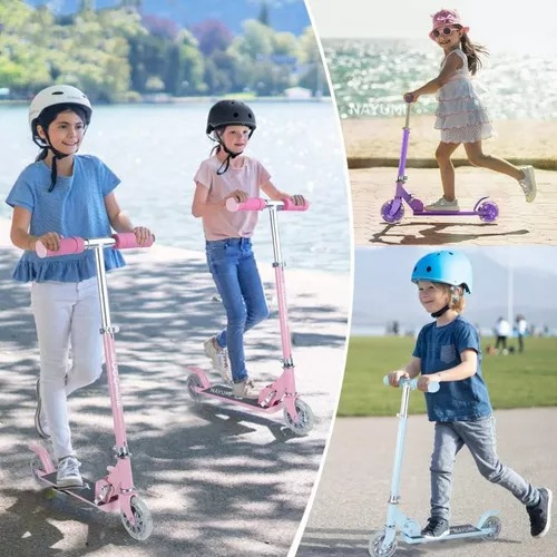 Scooter Patin Del Diablo Ajustable Plegable Niños Y Adolesce