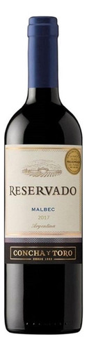 Pack De 4 Vino Tinto Concha Y Toro Reservado Malbec 750 Ml