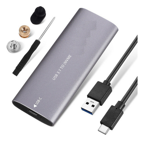 Encapsulador Lector M.2 Ssd Usb 3.1 Mvme Externo Jwk