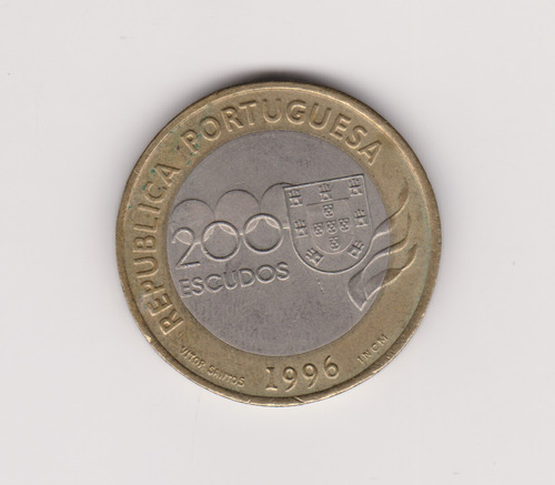 Moneda Portugal 200 Escudos Año 1996 Juegos Olimpicos 