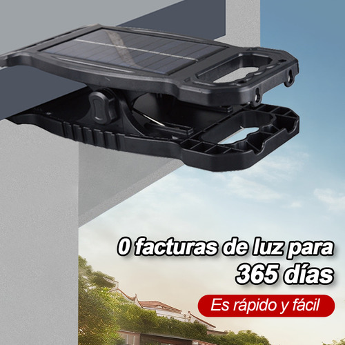 Lámpara Solar Exterior Con Clip Y Sensor De Movimiento 2pcs