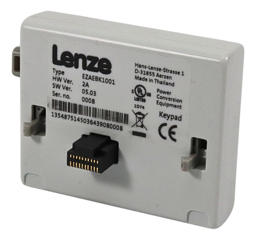Lenze Ezaebk1001 Pantalla Gráfica Inversor Panel De Programa