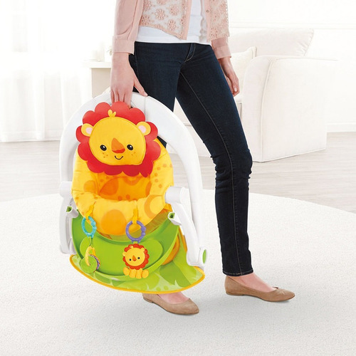 Sillita León Para Comer Y Jugar - Baby Innovation Color Multicolor