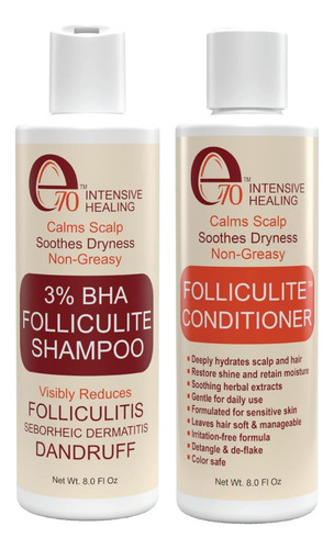 Conjunto Shampoo E Condicionador, Shampoo Salicílico Para Fo